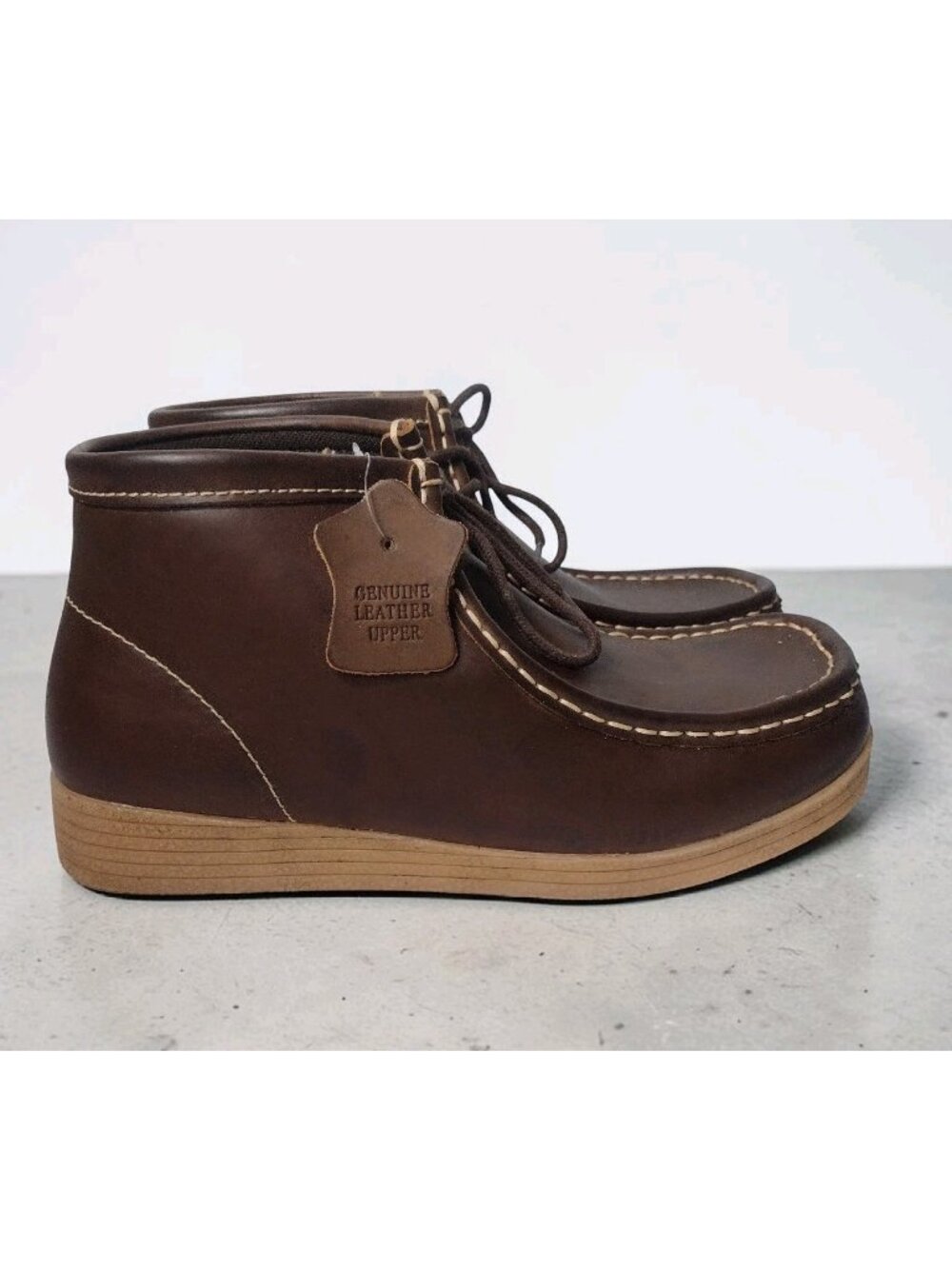 Mountain Creek Sammie Leather Ankle Chukka Boots M6.5 W8 Hippie Gorpcore READ